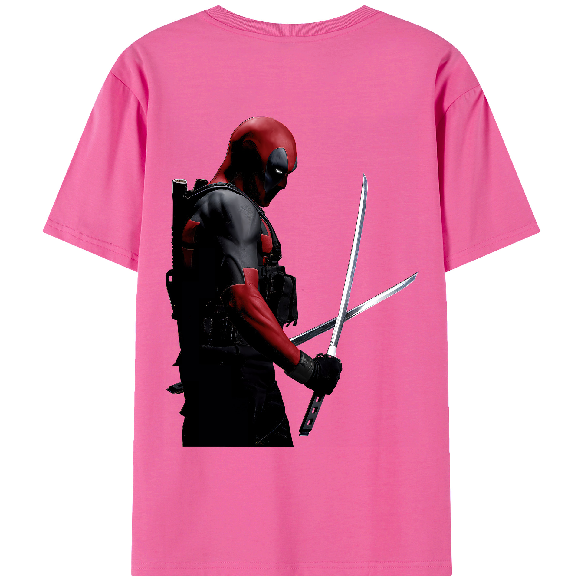（画像用） Deadpool デッドプール レディース半袖Tシャツ(バックプリント)